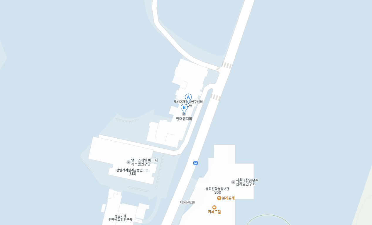 교육 장소 위치 지도